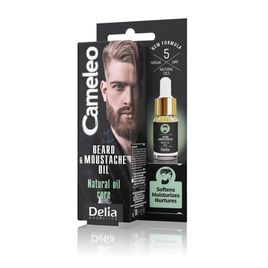 Huile pour barbe et moustache Cameleo Men, 10ml