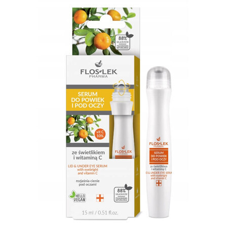 Floslek Pharma Sérum pour les paupières et le dessous des yeux à la vitamine C, 15 ml