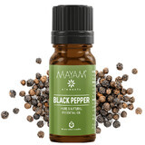 Huile essentielle de poivre noir M-1383, 10 ml, Mayam
