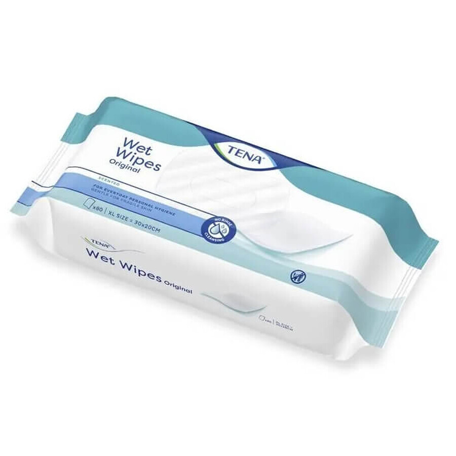 Tena Wet Wipes Original, salviette umidificate, 80 pz.