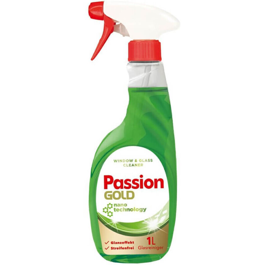 Passion Gold Green Nettoyant pour vitres, 1 litre