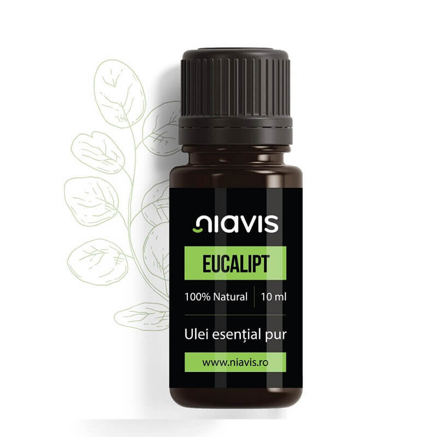 Aceite esencial de eucalipto, 10 ml, Niavis