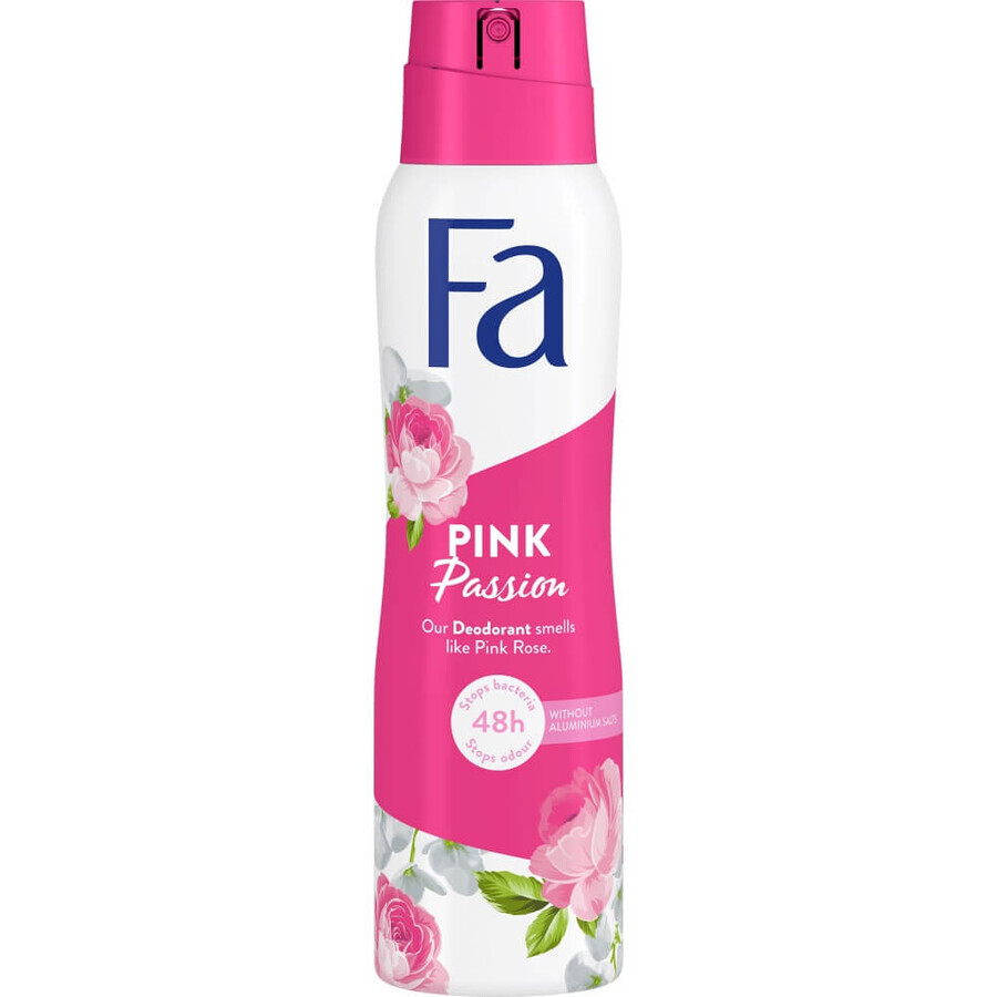 Fa Pink Passion 48h Deodorant Spray Deodorant Fa Pink Passion 48h mit Rosenduft, 150ml