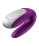 Satisfyer Double Fun Vibrator pentru parteneri pentru cupluri Violet