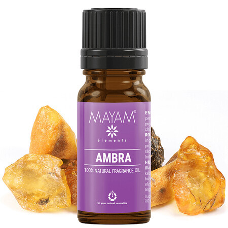 Huile parfumée naturelle Ambre M-1356, 10 ml, Mayam