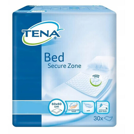 Tena Bed, Normal, 60x60cm, linge de lit, 30 pièces - Longue durée !