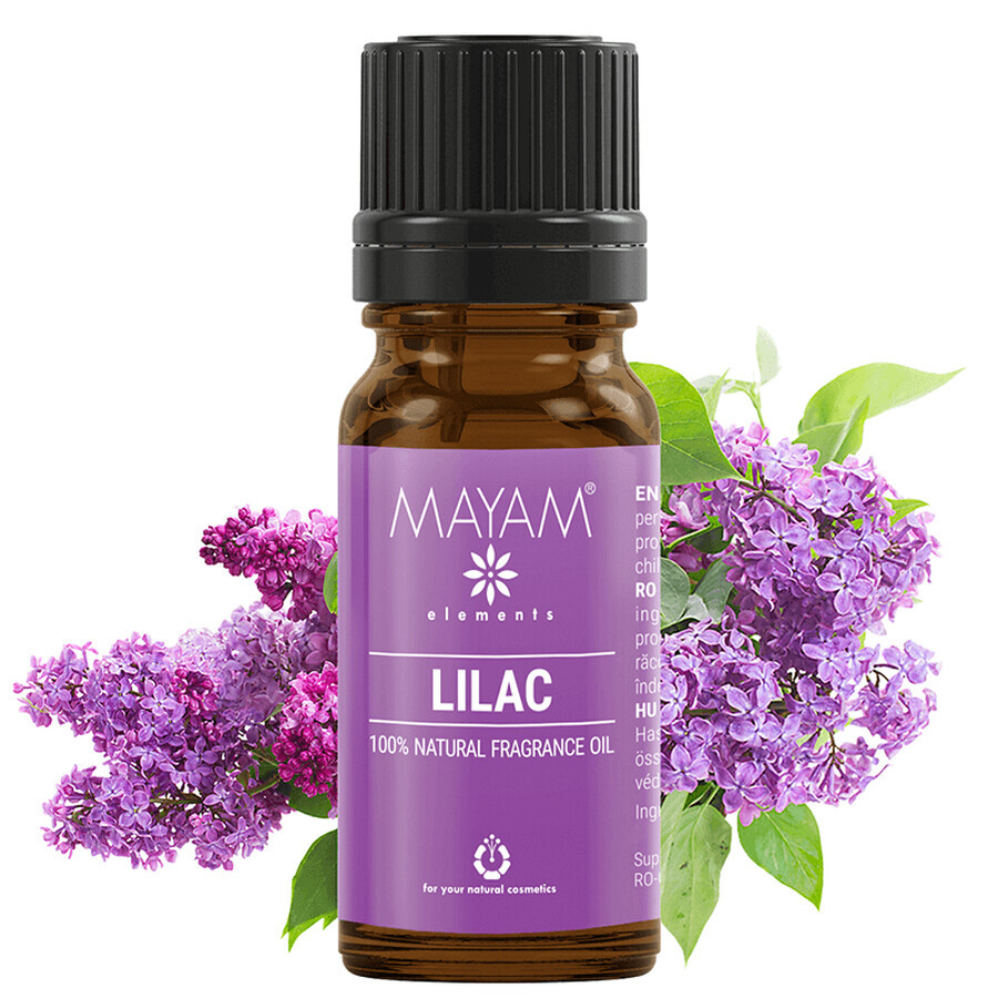 Huile parfumée naturelle de lilas M-1357, 10 ml, Mayam
