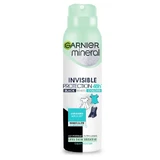 Garnier Protección Invisible Clean Cotton Antitranspirante, 150 ml