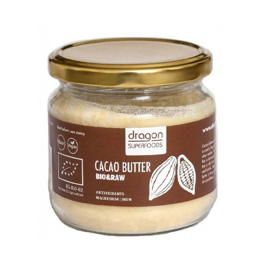 Beurre de cacao éco-brut, 100 g, Dragon Superfoods