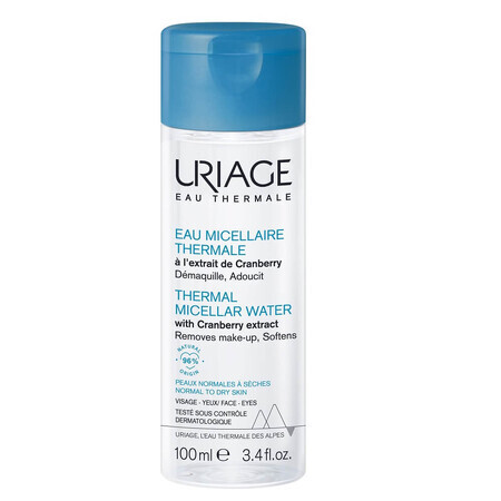 Uriage Thermale micellaire lotion met mauve-extract voor de normale tot droge huid, 100ml