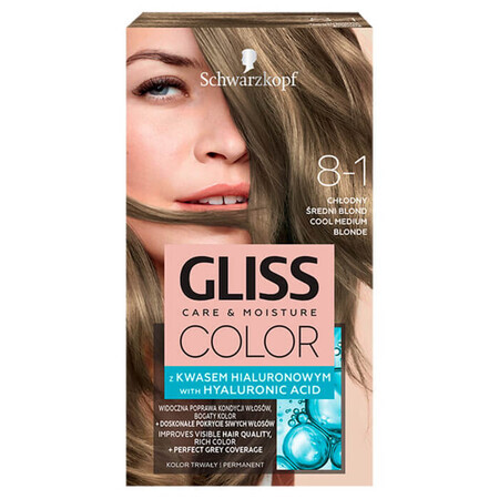 Schwarzkopf Gliss Color Wax Color with hyaluronic acid Cool Red Blonde 8-1