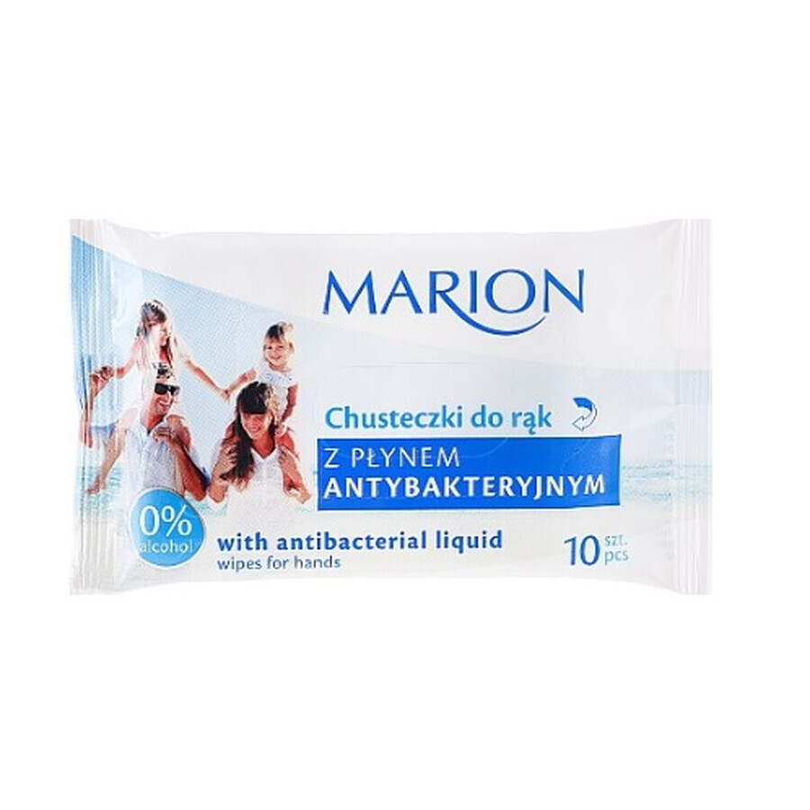 Marion lingettes antibactériennes pour rk 10 pièces