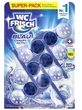 Toilet Frisch, Kraft Aktiv, Blau, Toilet cleaning suspension, 3 pieces