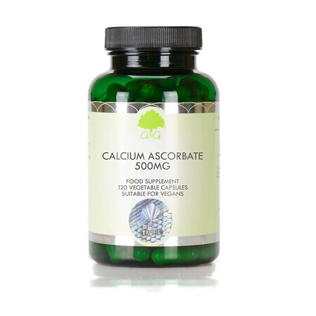 Vitamine C Ascorbate de Calcium 550mg, 120 gélules, G&G