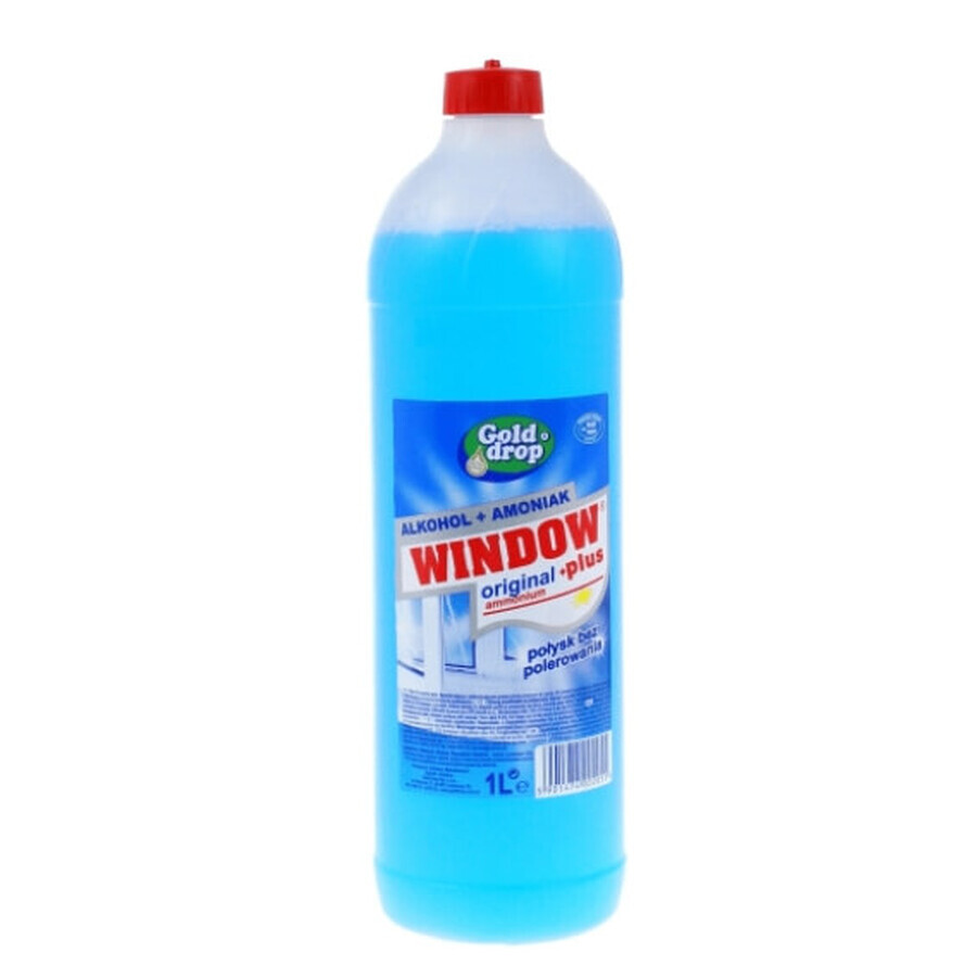 Nettoyant pour vitres et miroirs, Ammonium, 1l