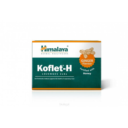 Himalaya Koflet-H gembersmaak 12 pillen