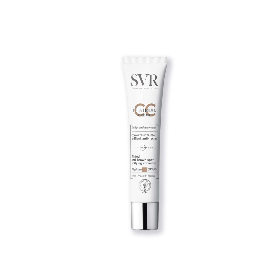 SVR Clairial CC SPF50 Medium CC cream for hyperpigmentation 40ml