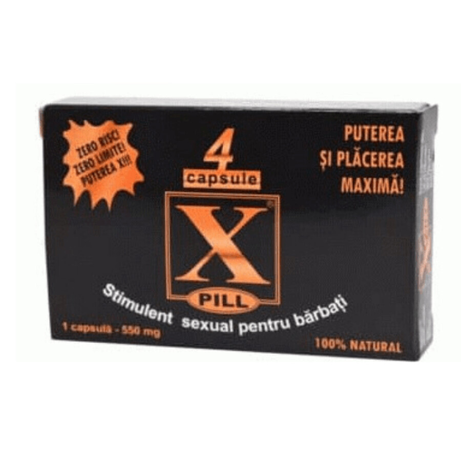 X-Pill, 4 Kapseln, Sichuan Wolong Pharmaceutical