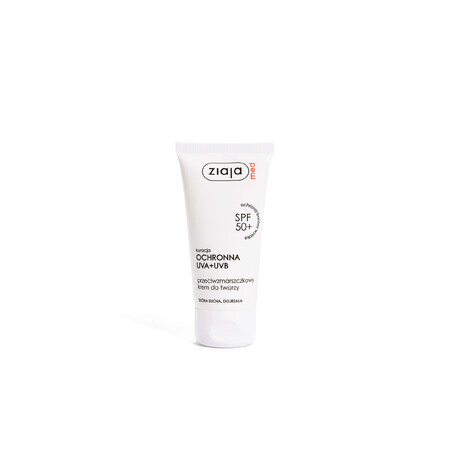 Ziaja Med crème anti-rides SPF 50+, 50 ml - Longue durée de conservation !