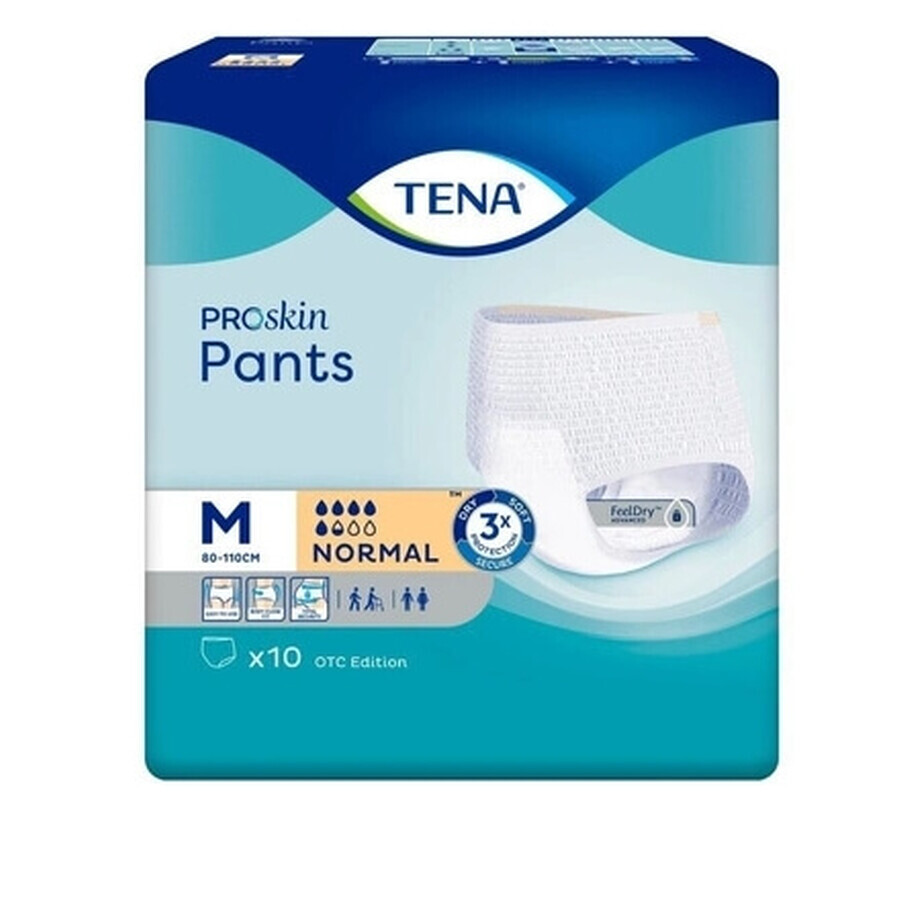 Tena Pants ProSkin chonic chiloți normal M, 10 unități - Dată de purtare lungă!