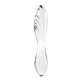 Satisfyer Dazzling Crystal 1 dildo din sticlă transparentă, 1 buc