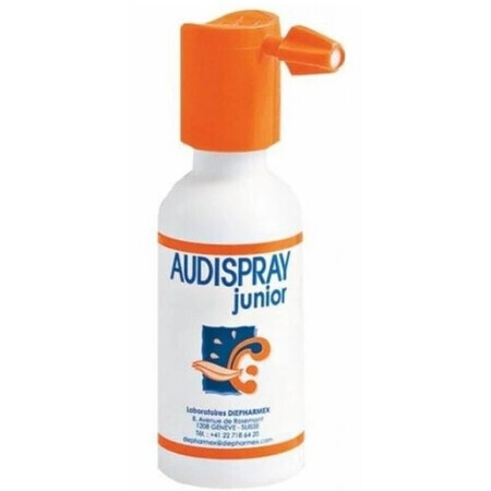 Audispray Junior, solution d'eau de mer pour l'hygiène des oreilles, 25 ml