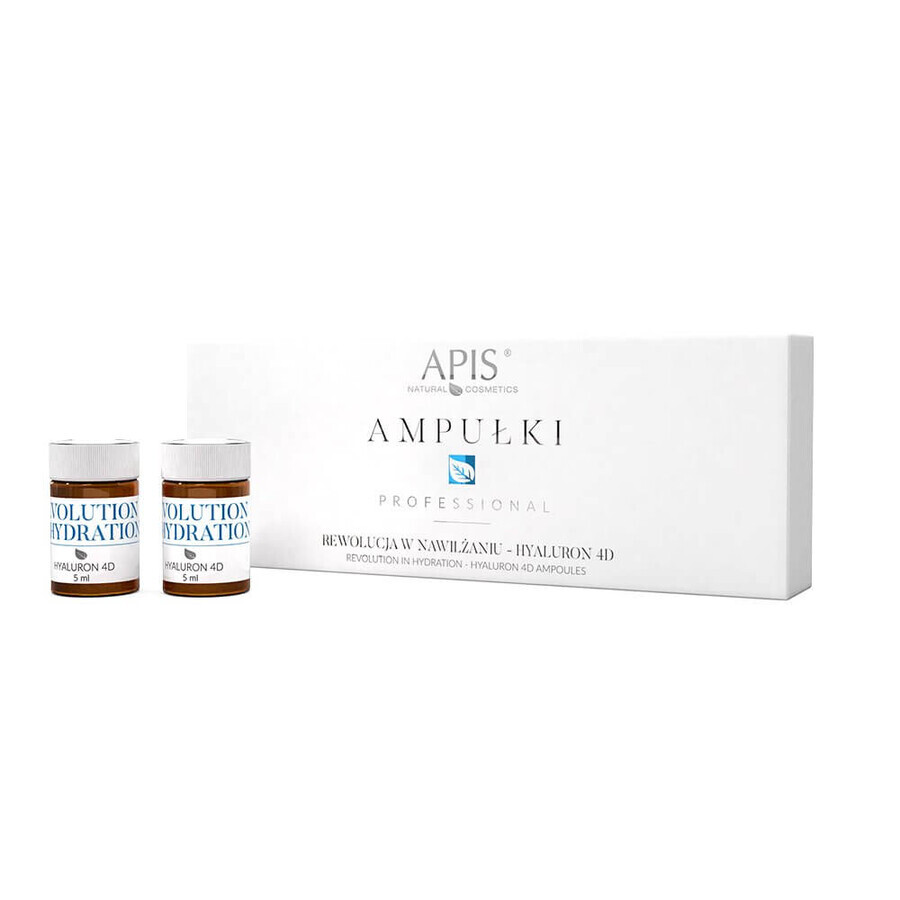 Apis Ampule Moisturizing Revolution Hyaluron 4D, 5x5ml