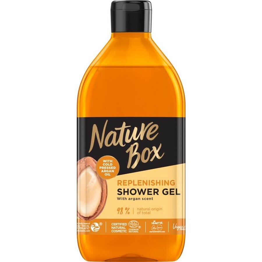 Nature Box Intensifiant de douche à l'huile d'argan, à l'huile d'argan, 385ml