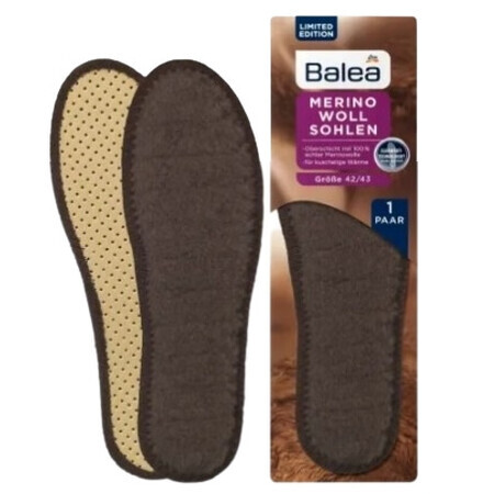 Balea, semelles pour chaussures, 42/43, 1 paire