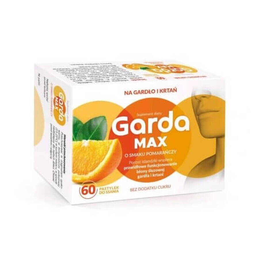 Garda Max goût orange, 60 comprimés