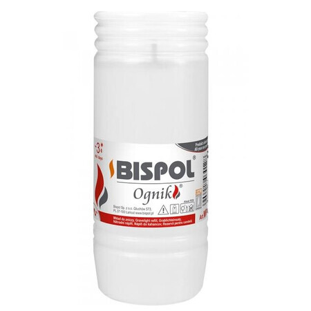 Bispol, Ognik WP3, Bougeoir, paraffine, 1 pc