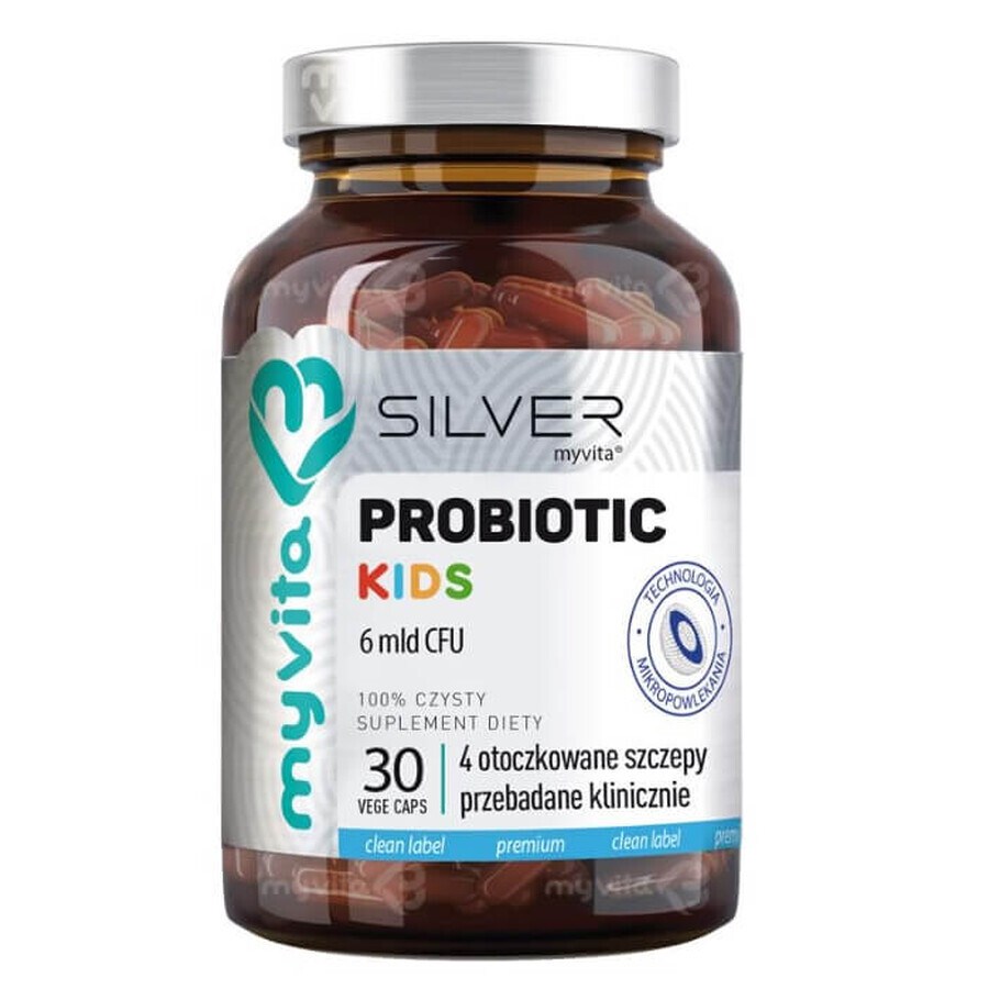 Myvita Silver Probiotic Kids, 30 capsule