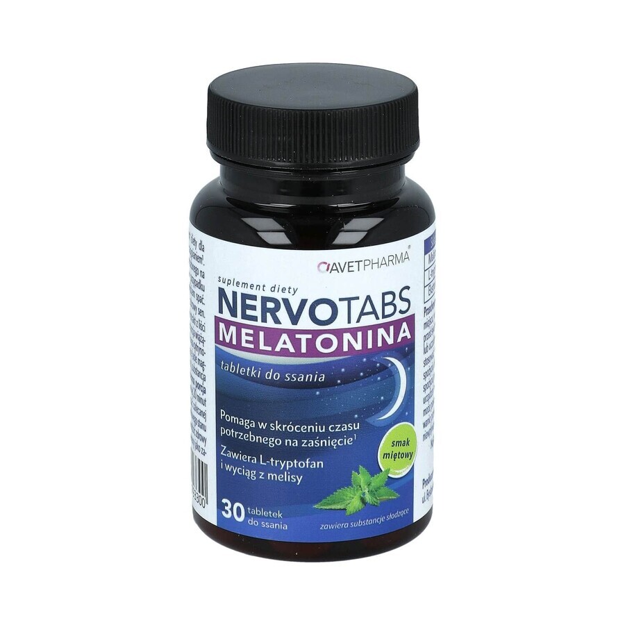 Nervotabs Melatonin, 30 comprimés