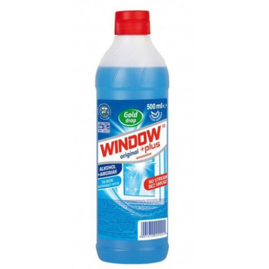 Nettoyant pour vitres et miroirs, Ammonium, 500 ml