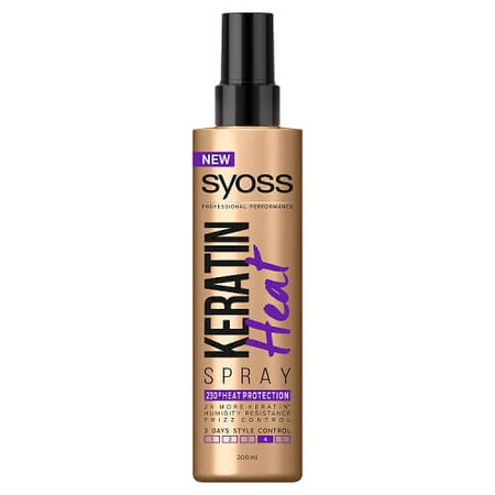 Syoss Keratin Spray Térmico Cera en Spray 200ml