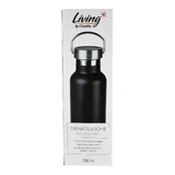 CleanPac, Roestvrijstalen fles, zwart, 750 ml