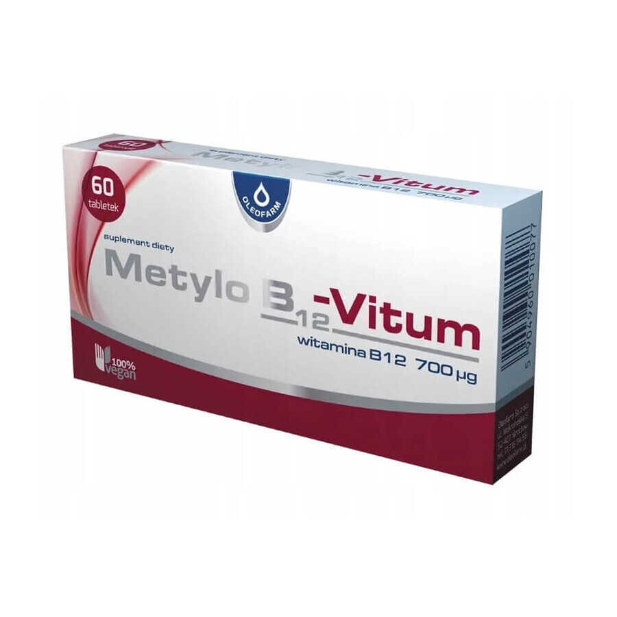 Methyl B12-Vitum, 60 comprimés