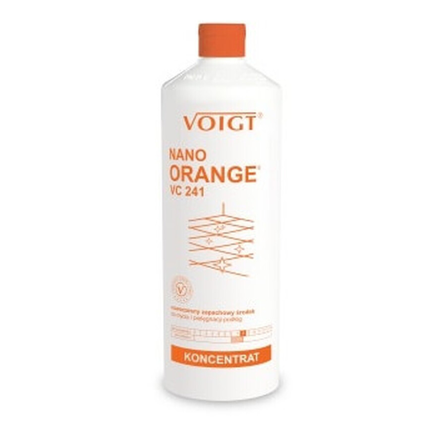 Voigt 241, Nettoyant et entretien des sols au parfum moderne, orange, 1l