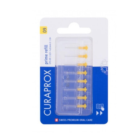 Curaprox, CPS 09Prime refill, Brosses interdentaires, 8 pièces