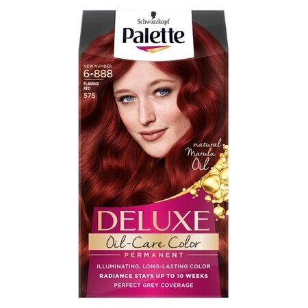 Deluxe Oil-Care Color Palette Oil-Care Permanent Color 575 (6-888) Deep Red