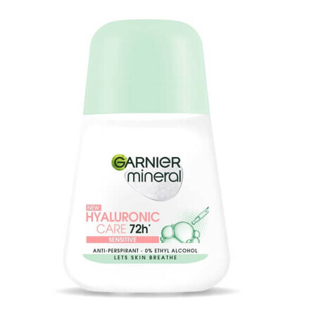 Garnier Mineral Hyaluronic Care Roll-on antitraspirante, 50ml