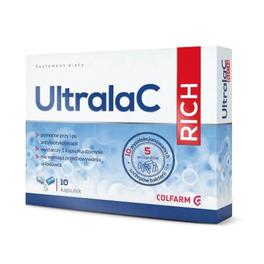 UltralaC Rich 10 gélules