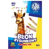 Bloc-notes 90g/m2 A3, 20 feuilles