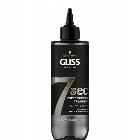 Gliss 7sec Express Repair Treatment for damaged and very dry hair, 200ml