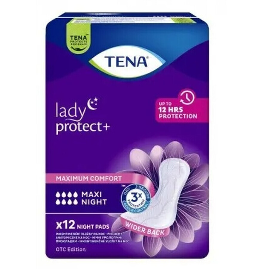 Tena Lady Maxi Night, 12 pezzi