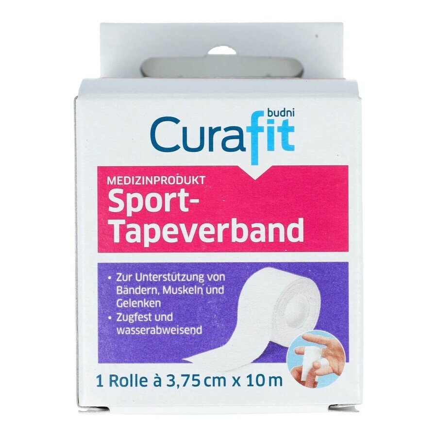 Curafit, Bande élastique pour sportifs 3,75cm x 10m, 1 pc