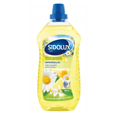 Sidolux Lemon Marseille savon détergent multi-usages, 1 litre