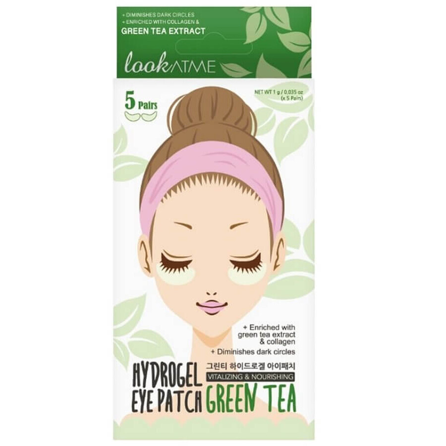 Look At Me Hydroel ooglapjes met groene thee-extract, 5 paar