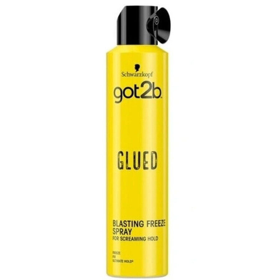 Got2B Glued Glued Blasting Freeze Freeze Wax Spray mit megastarkem Halt, 300ml