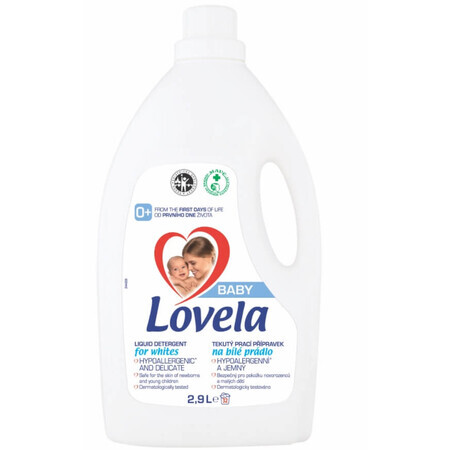 Lovela Baby, Leche para lavar tejidos blancos, 2,9 l